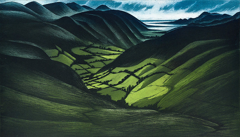 'The Valley of Afon Cadair' by Morna Rhys