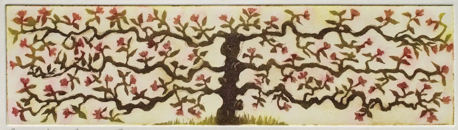 'Espalier Apple Blossom' by Morna Rhys