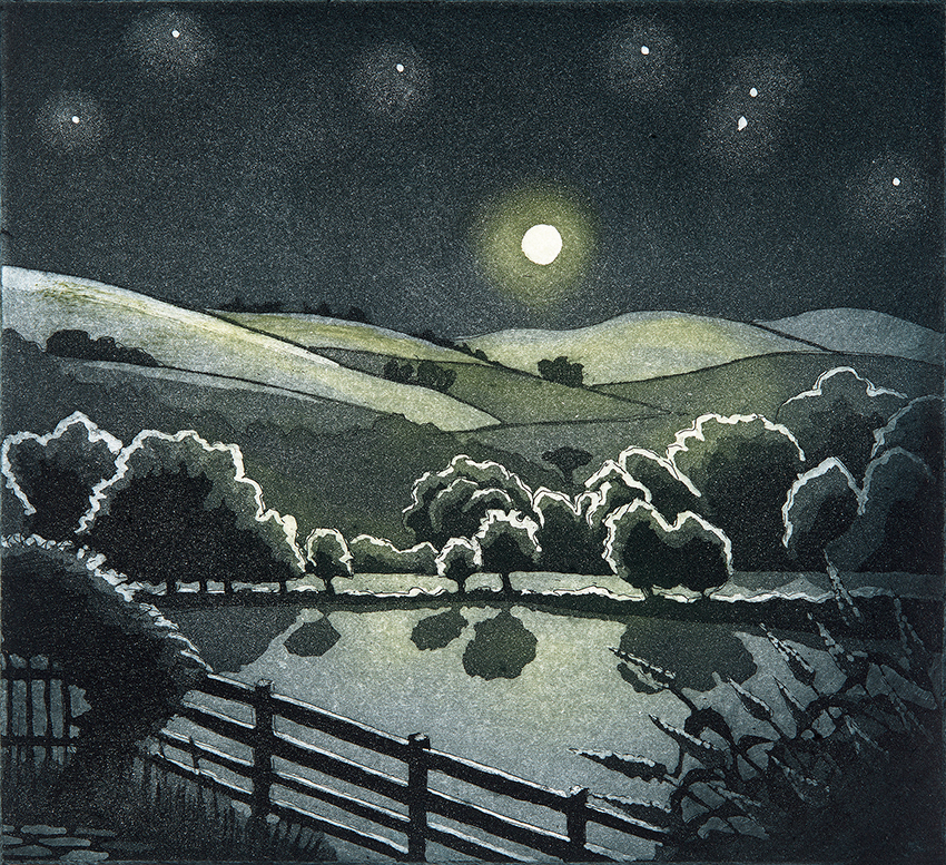 'Full Moon, Bala' by Morna Rhys