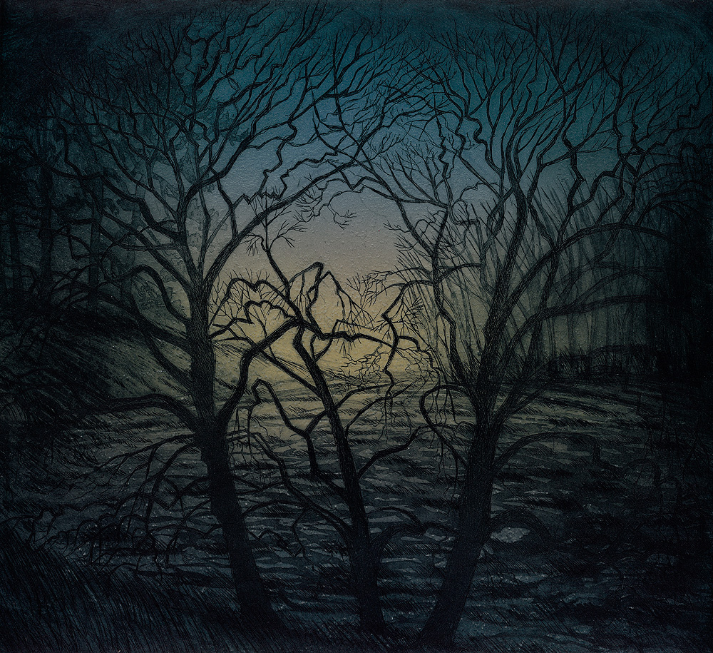 'Gathering Dusk' by Morna Rhys