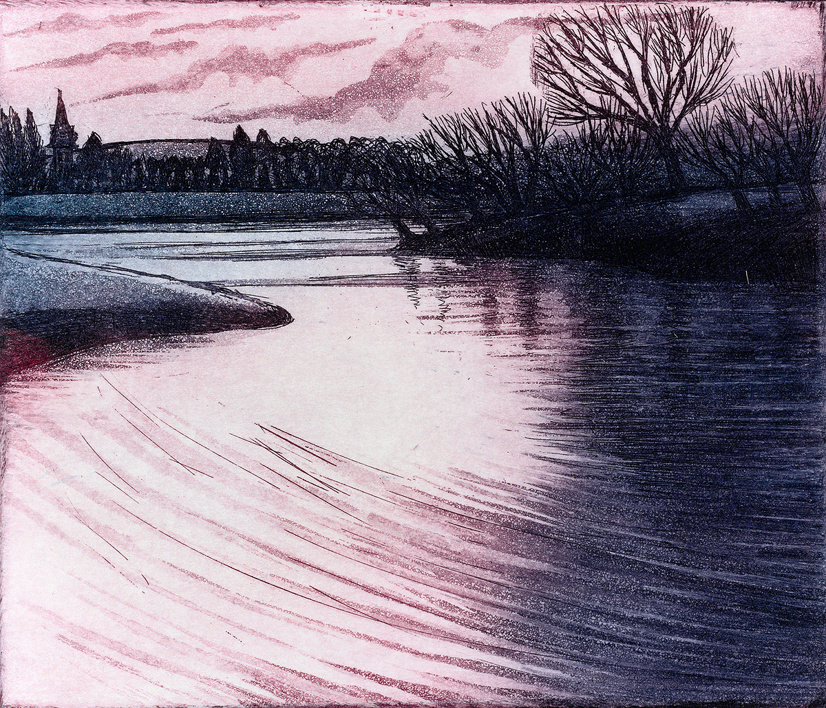'Port Meadow Evening' by Morna Rhys